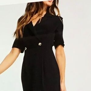 ASOS wrap tux midi dress size 12